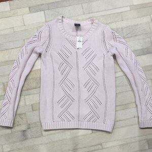 GAP Women's Light lavender  Pink Sweater